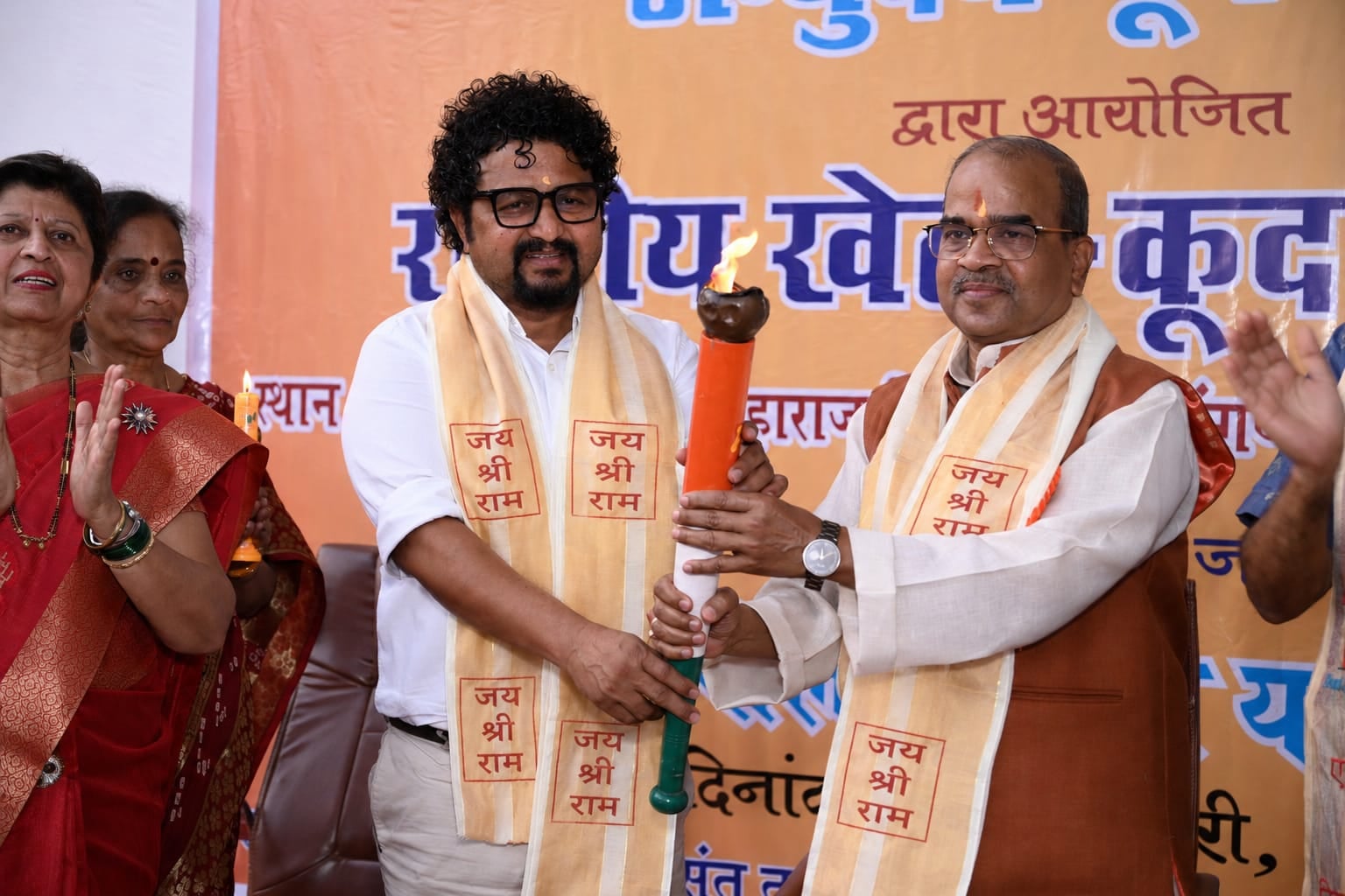 Shark Kabaddi League ceremonial torch lighting